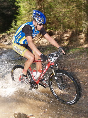 Leoš Roušavý na MTB Rallye Vltava 14.04.2007