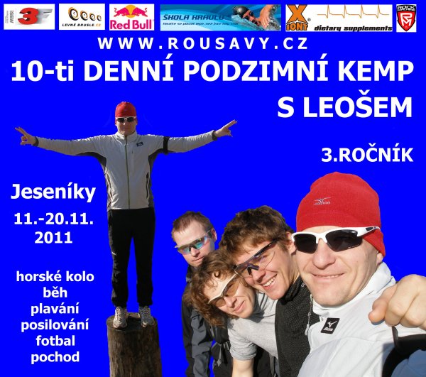 Pozvánka na soustředění Kemp s Leošem Pozvánka na soustředění Kemp s Leošem